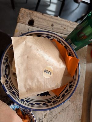 Pita falafel at FLFL Haarlem in Haarlem