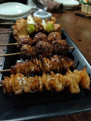Yakitori at Aju in Osaka