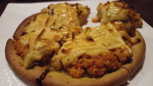 Vegan pizza  at Aju in Osaka