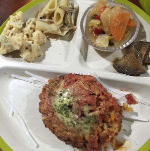 open hamburger at Aju in Osaka