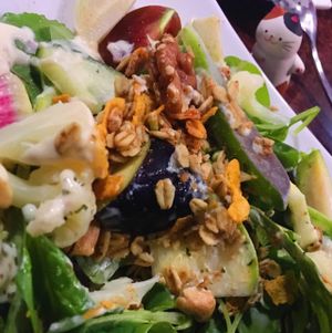 salads at Aju in Osaka