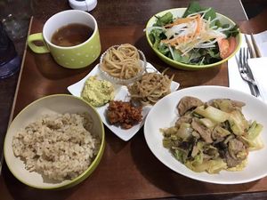 The second lunch set at Aju in Osaka