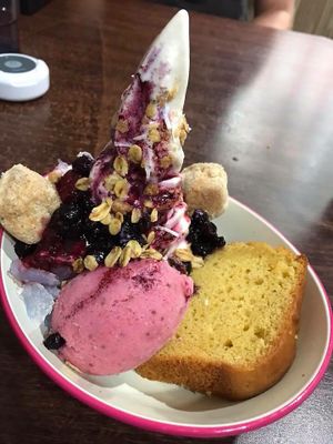 Verry berry parfait at Aju in Osaka