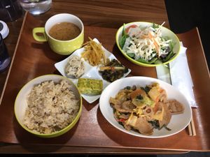 lunch menu at Aju in Osaka