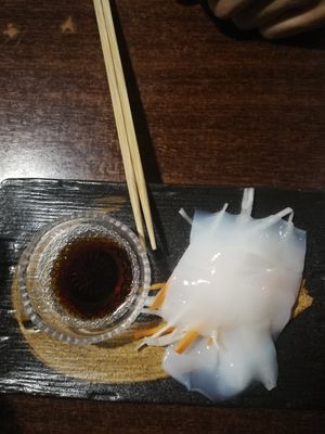 Vegan squid at Aju in Osaka