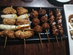 Soy meat sticks at Aju in Osaka