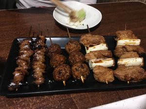 Yakitori  at Aju in Osaka