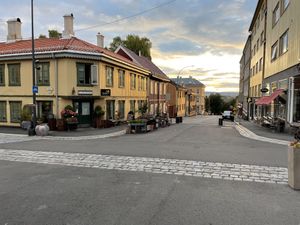 Outside  at Kampen Kaffe & Bar in Oslo