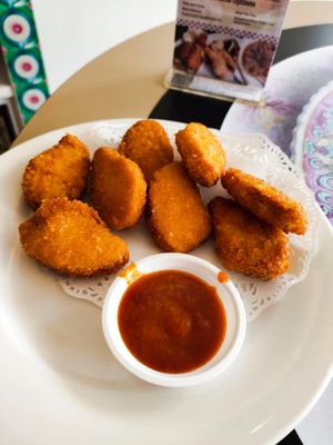 NoChicken nuggets at The Social Kitchen - YMCA in Central Singapore