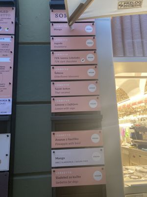   at Gelateria Romantika 2 in Ljubljana