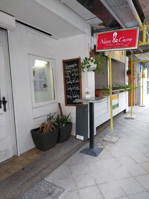 The restaurant at Naan & Curry in Mannheim