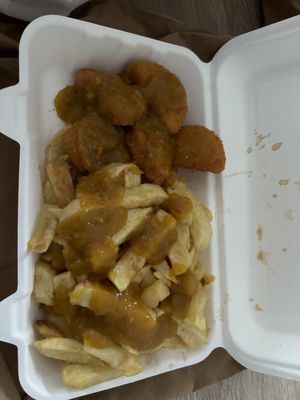   at The Harbour Chippy in Newquay