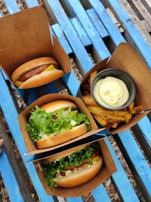  at Vegan's Burger Box in Hoejby