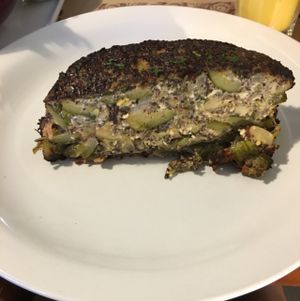 Zucchini loaf with ricotta and Brazilian nuts at Bio Carioca in Rio De Janeiro