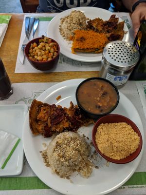 Tofu quiche and other good things at Bio Carioca in Rio De Janeiro