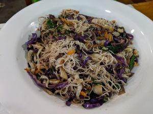 Rice noodles at Bio Carioca in Rio De Janeiro