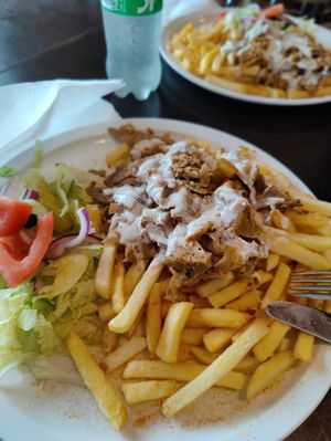 Vegan kebab at Järnvägskiosken Pizzeria in Mora