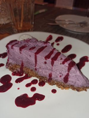 Strawberry cheesecake at Local - Av 24 in Lisbon