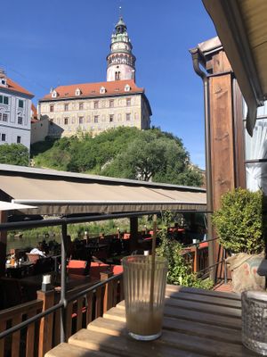   at Drunken Coffee in Cesky Krumlov