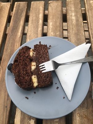 Banana bread   at Drunken Coffee in Cesky Krumlov