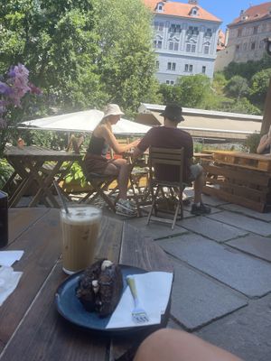   at Drunken Coffee in Cesky Krumlov