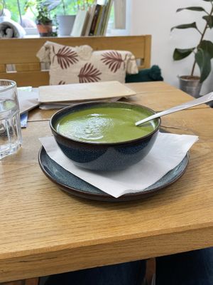 Ceeam of broccoli  at Drunken Coffee in Cesky Krumlov