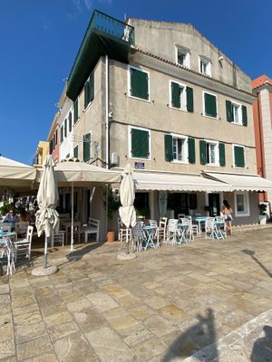 The corner  at Libretto Coffee & Spirits in Paxos