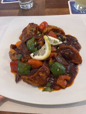 Gemüse Chili Momos  at Namaste Nepal in Graz