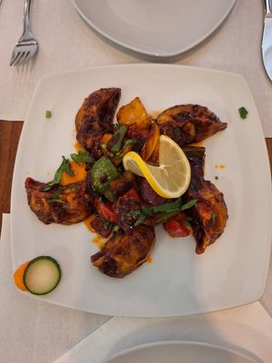 Gemüse Chilli Momos at Namaste Nepal in Graz