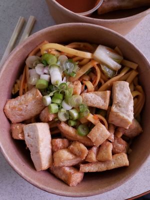 Tofu chow mein at East Street by Tampopo - Kiosk in Manchester