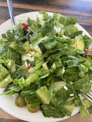 Mediterranean salad. Basic but really fresh, I’d get it again  at Victory Caffe in Van Nuys