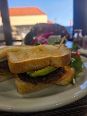 Sausage sandwich at Victory Caffe in Van Nuys