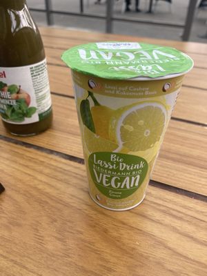 Vegan Lemon Lassi and Smoothie  at Bio-Insel Stralsund in Stralsund