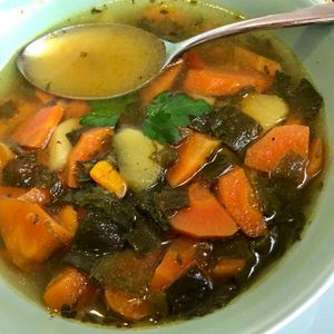 excellent (!) soup at Bio-Insel Stralsund in Stralsund