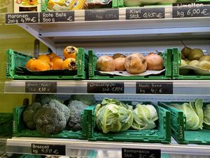 veggies & fruit at Bio-Insel Stralsund in Stralsund