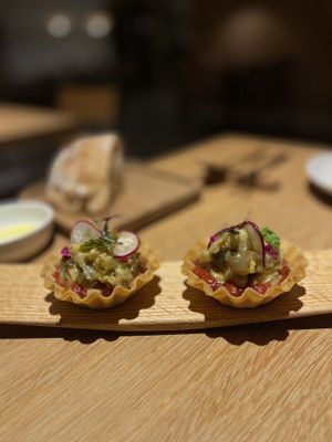 Tartaleta de berenjena  at Ruda in Villacarriedo