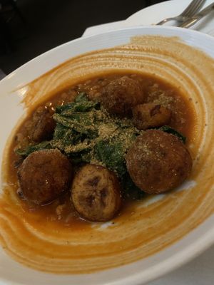 Red red black eyes peas at True Bistro in Somerville