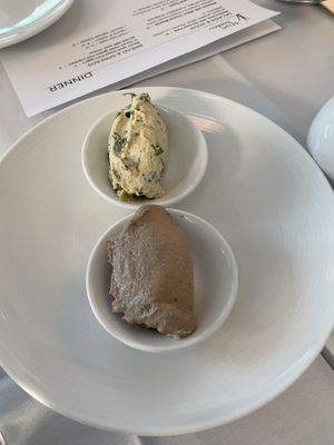 Cashew cheese and mushroom pate  at True Bistro in Somerville