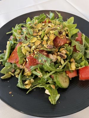 Watermelon with smoked ‘feta'  at True Bistro in Somerville