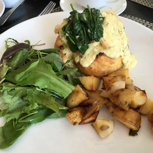 Tofu Benedict at True Bistro in Somerville