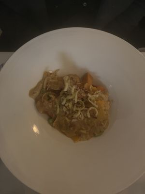 squash ravioli   at True Bistro in Somerville