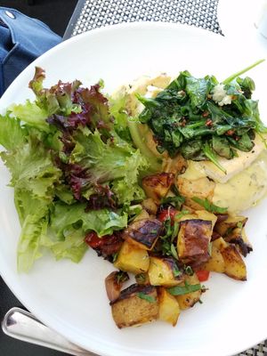 Tofu Benedict at True Bistro in Somerville