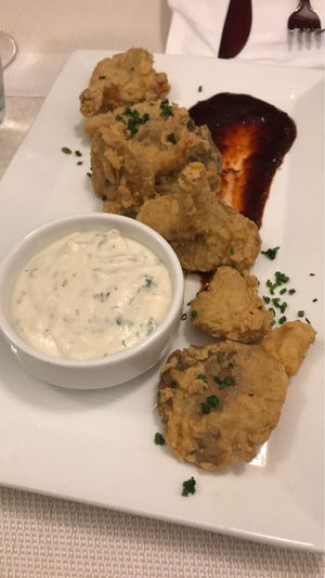 Fried Oyster Mushroom at True Bistro in Somerville