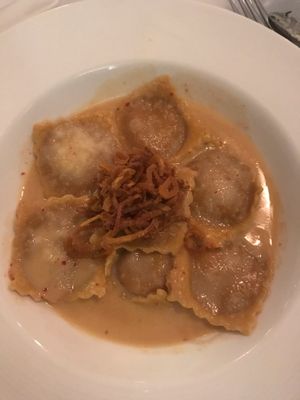 Ravioli  at True Bistro in Somerville