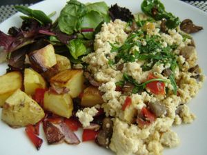 Tofu scramble at True Bistro in Somerville
