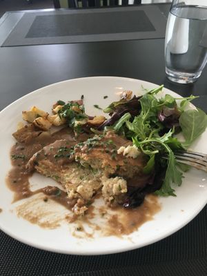 Biscuit and gravy! Yummy at True Bistro in Somerville