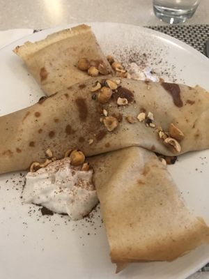 Rolled Crepes at True Bistro in Somerville