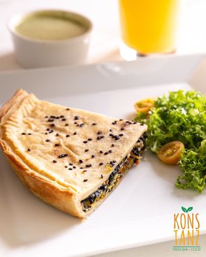 Vegan Quiché  at Konstanz in Cozumel