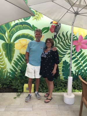 Beautiful courtyard #Veganuary at Konstanz in Cozumel