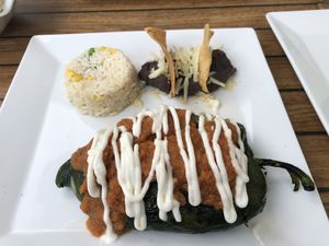 Vegan Chille Rellenos #Veganuary at Konstanz in Cozumel